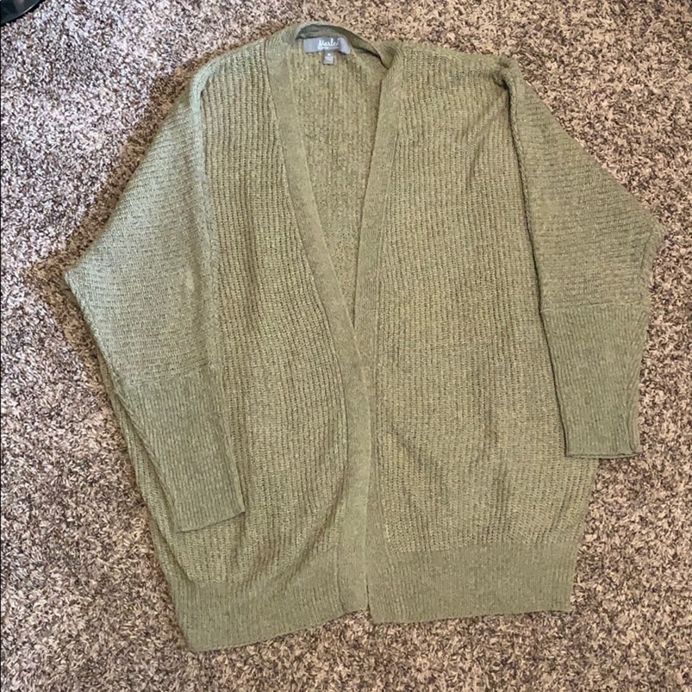 Green Cardigan